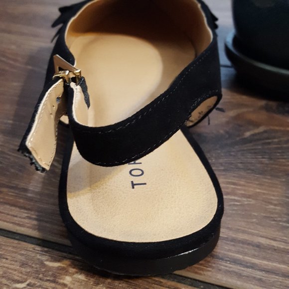 Torrid Black Slingback Flats Size 10W - Picture 3 of 6